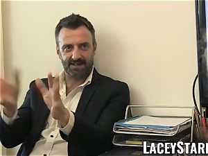 LACEYSTARR - GILF eats Pascal white cum after sex